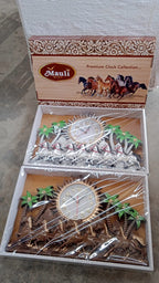 ALVENZA Plastic Wall Clock – Silent Sweep with Running Horse Design
