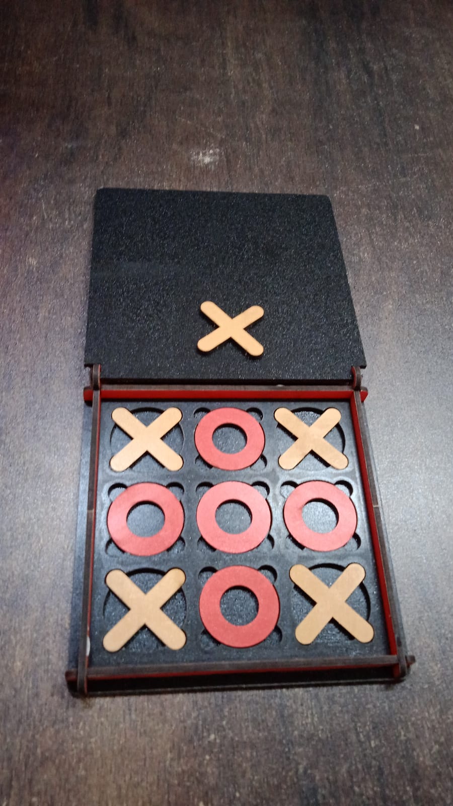 Tic Tac Toe Wooden Game Brain-Boosting Fun for All Ages | Boardoria - Detail View 7