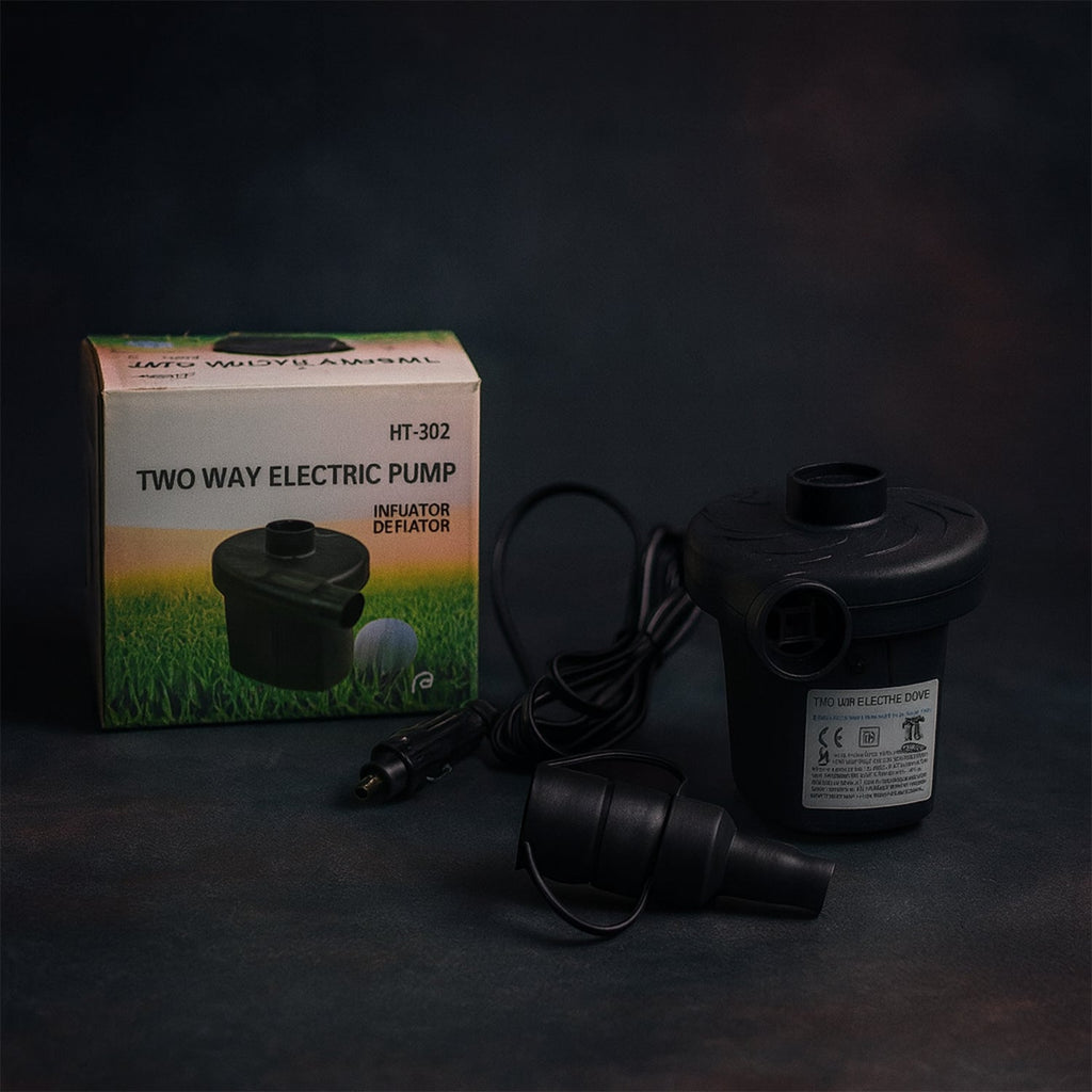 ALVENZA Electric Air Pump – Fast Inflate/Deflate for Home & Travel | FitFuzion