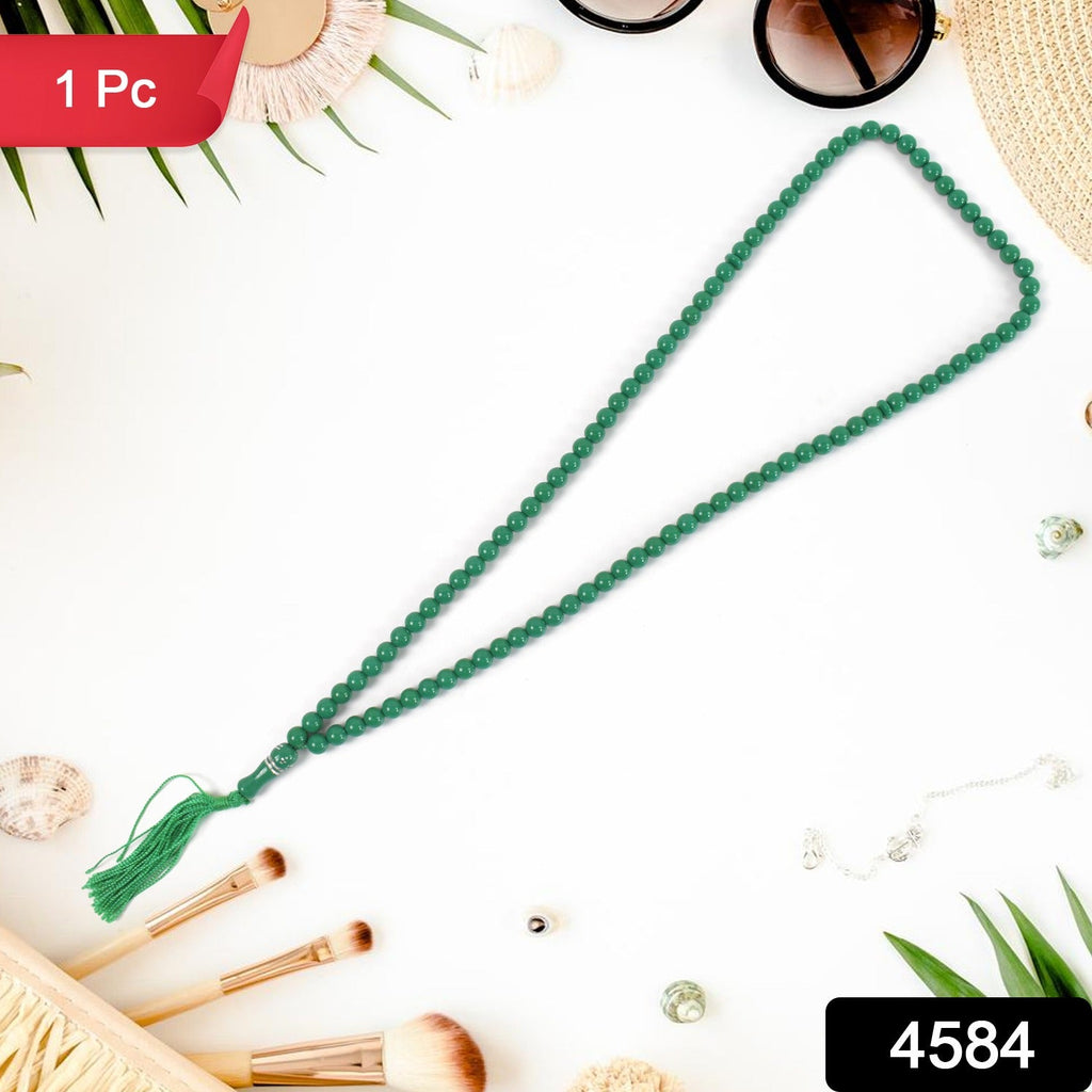 Muslim Prayer Beads 99-Bead Tasbih for Zikr | Divine Gleam - Side View