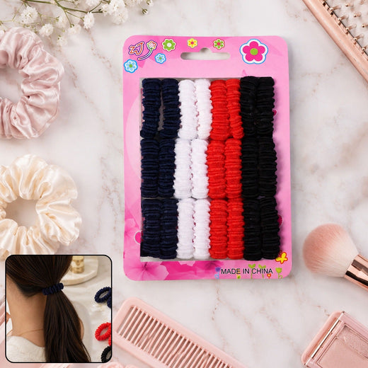 Elastic Hairband Set – Gentle Grip & Vibrant Colors for All-Day Hold