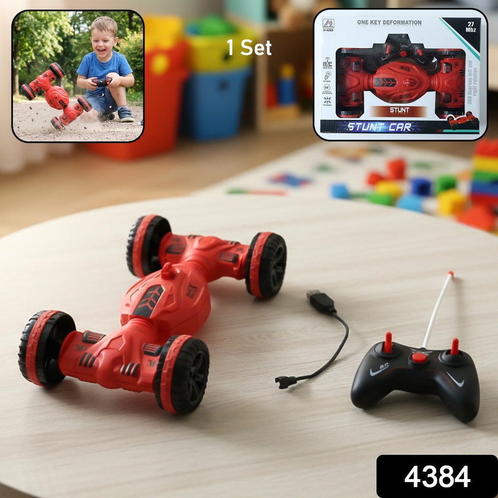 ALVENZA Remote Control Stunt Car – One-Key Deformation & 360° Spin