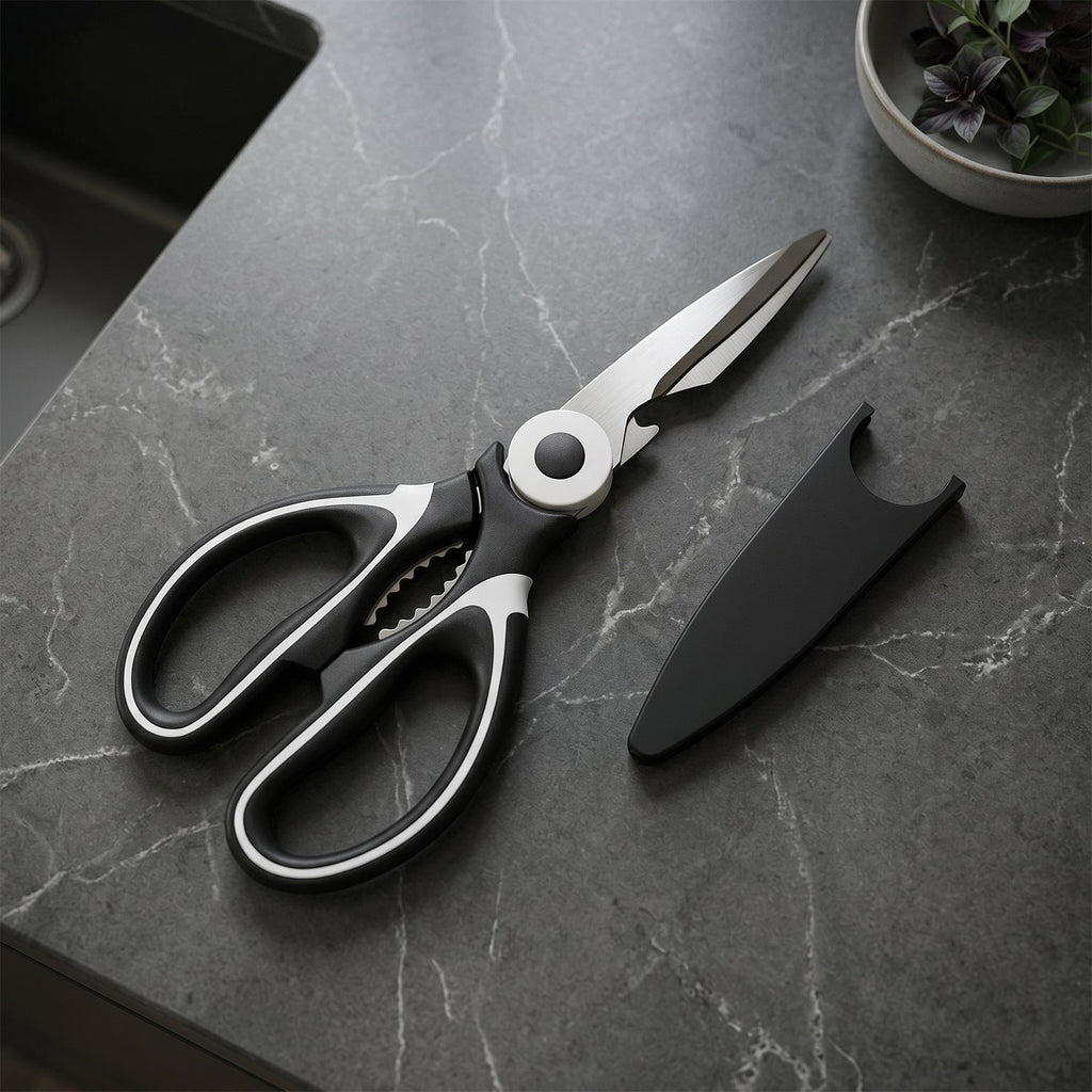 3 in 1 Kitchen Scissors Sharp & Versatile for Home & Kitchen - Front View