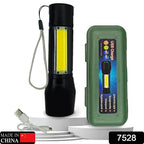ALVENZA Rechargeable LED Flashlight – Mini, Long Range Torch | Indo Glow