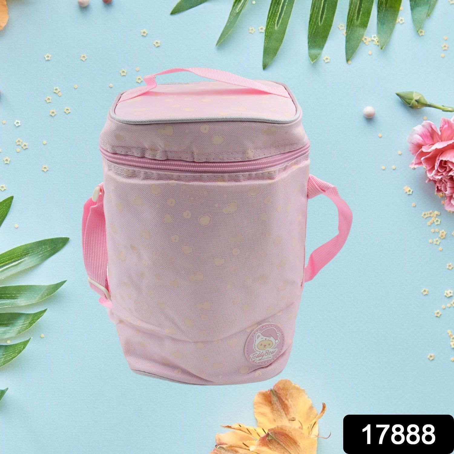 Cute Animal Lunch Bag Reusable & Spacious for Daily Use - Side View