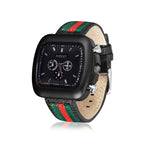 Black Square Dial Analog Watch – Stylish & Durable for Everyday Wear