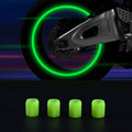 ALVENZA Luminous Tyre Valve Caps – Glow for Night Safety (4 Pcs Set)