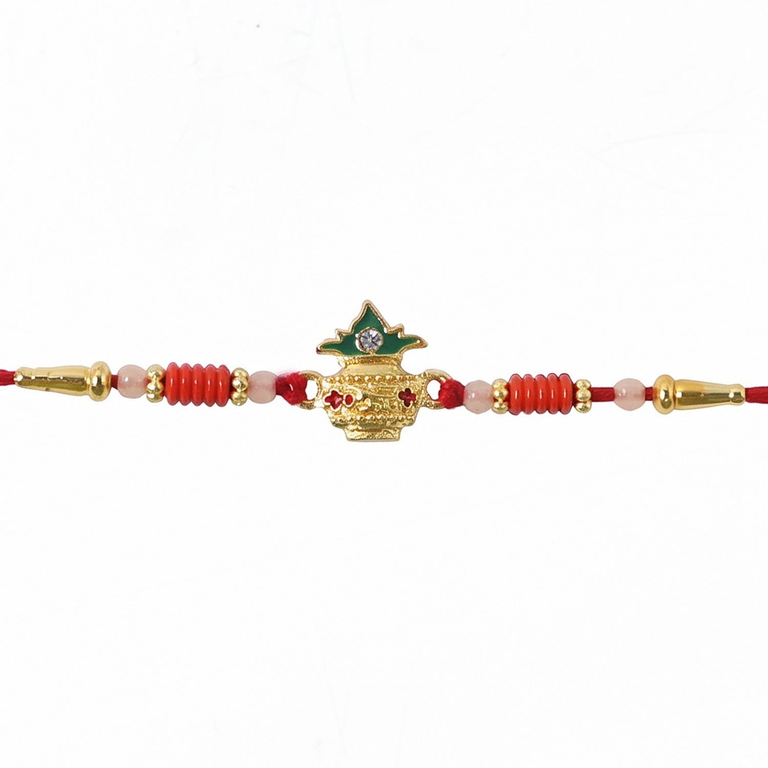 ALVENZA Sacred Kalash Rakhi – Traditional & Stylish for Raksha Bandhan