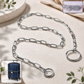 Heavy Duty Steel Luggage Lock Chain 67 Inch Anti-Theft Travel Security