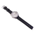 Men's Silver Chronograph Watch – Elegant Multi-Dial Design for Style
