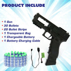 ALVENZA Soft Bullet Toy Gun Set – Rechargeable with Dual Firing Modes