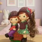 ALVENZA Couple Showpiece Figurine – Cute Love Statue for Home Decor