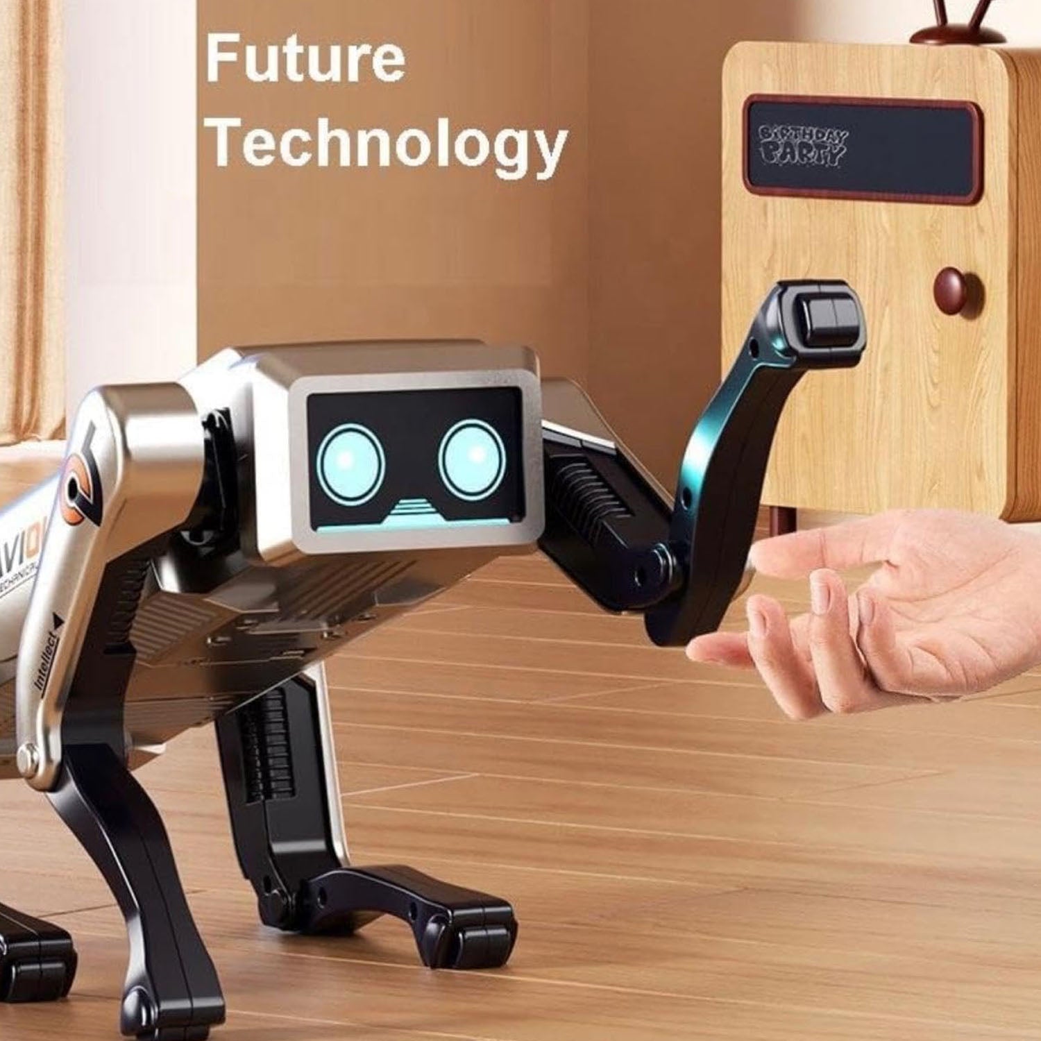 ALVENZA AI Robot Dog Toy – Interactive & Remote-Controlled for Kids