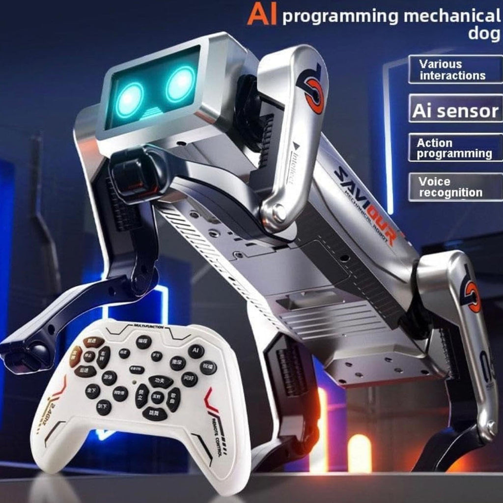 ALVENZA AI Robot Dog Toy – Interactive & Remote-Controlled for Kids