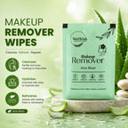 Makeup Remover Wet Wipes Gentle & Travel-Friendly Facial Cleansing - Front View