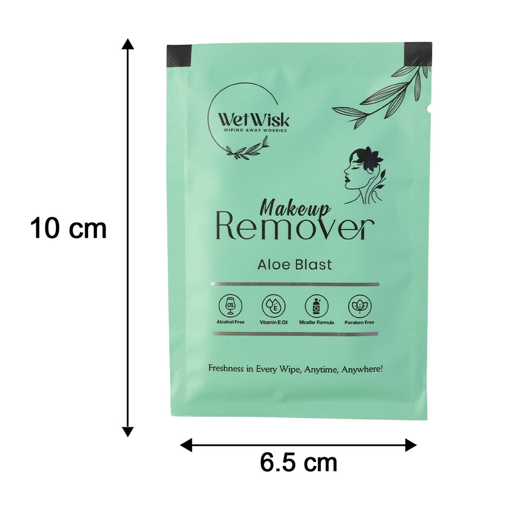 Makeup Remover Wet Wipes Gentle & Travel-Friendly Facial Cleansing - Detail View 6