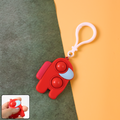 ALVENZA Pop-It Fidget Keychain – Mini Stress Relief Sensory Toy for Kids & Adults