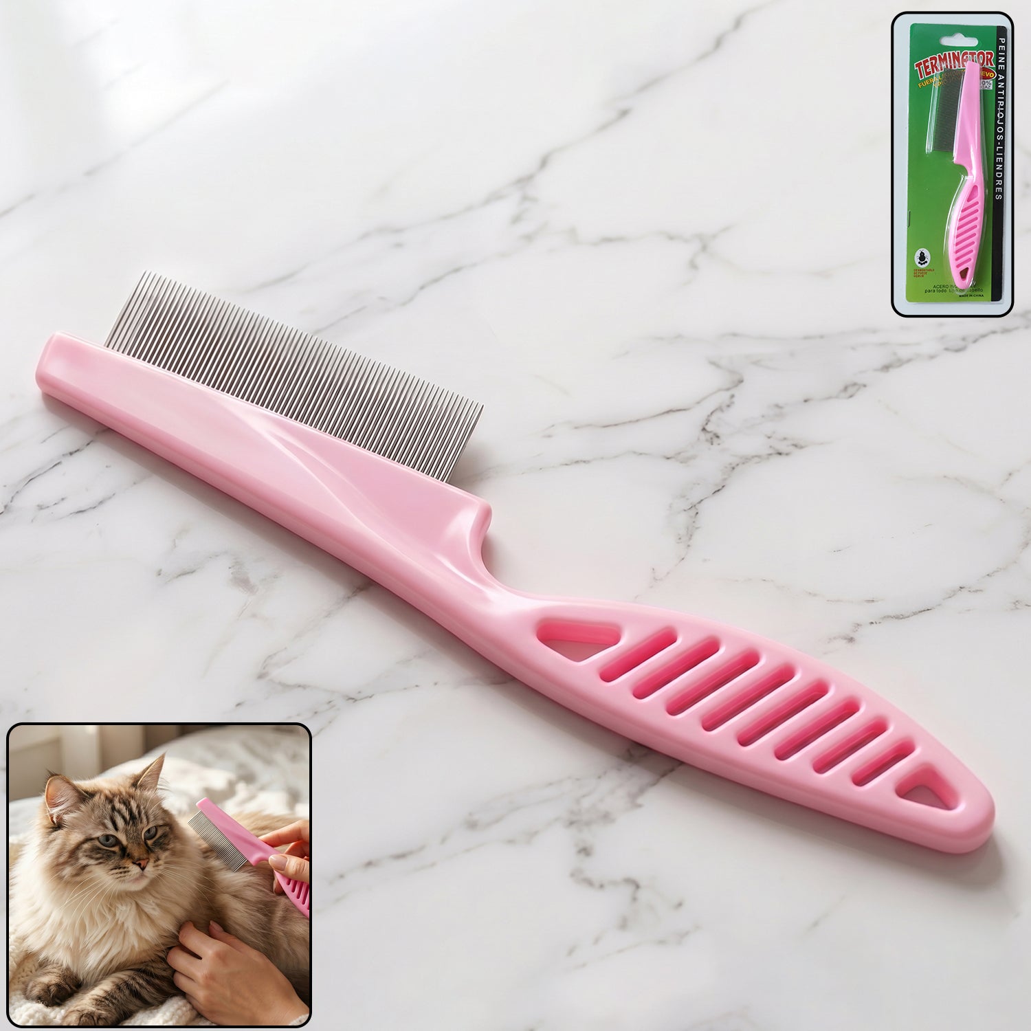 Pet Dog Hair Removal Comb Easy Shedding and Fur Cleaning