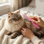 Pet Dog Hair Removal Comb Easy Shedding and Fur Cleaning - Back View