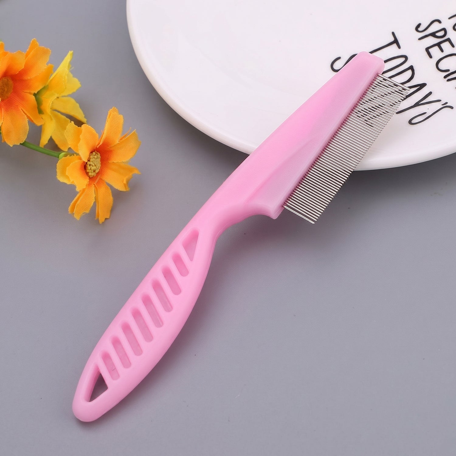 Pet Dog Hair Removal Comb Easy Shedding and Fur Cleaning - Detail View 7