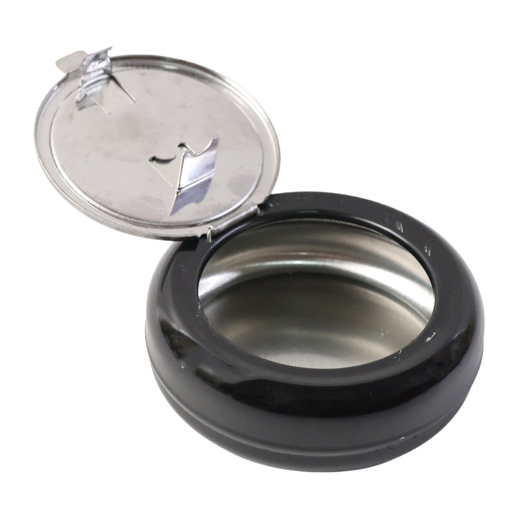 ALVENZA Round Smokeless Ashtray with Lid – Windproof & Easy Clean