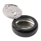 ALVENZA Round Smokeless Ashtray with Lid – Windproof & Easy Clean