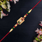 ALVENZA Traditional Meenakari Rakhi - Vibrant festive sibling gift