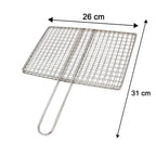 Stainless Steel BBQ Grill Mesh Foldable & Durable for Outdoor Cooking - Detail View 6