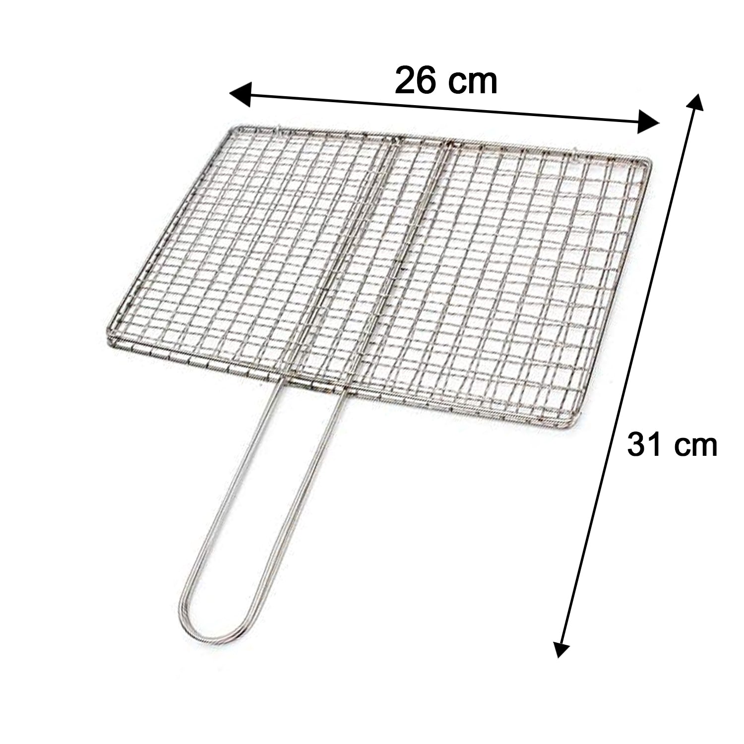 Stainless Steel BBQ Grill Mesh Foldable & Durable for Outdoor Cooking - Detail View 6