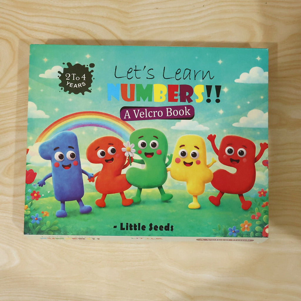 ALVENZA Learning Numbers Activity Book – Engaging Velcro Hands-On Kids Tool