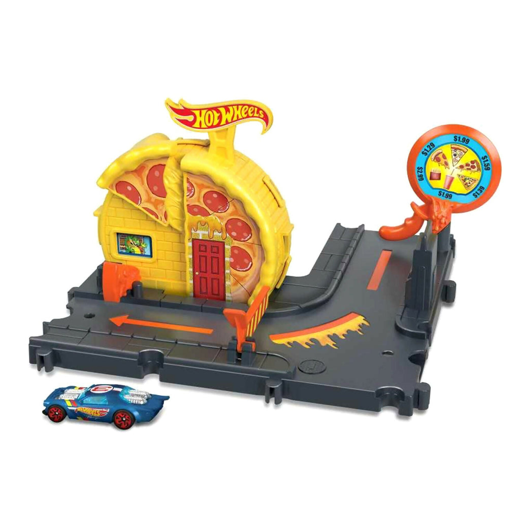 ALVENZA Hot Wheels City Playset – Exciting Race & Delivery Tracks