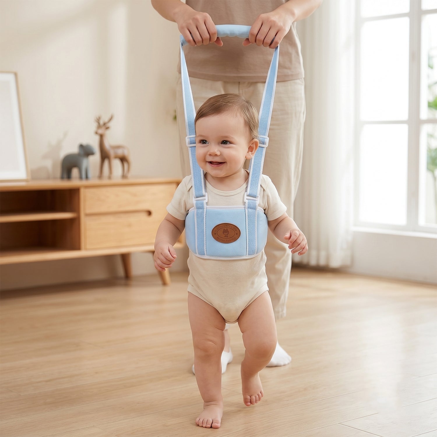 Baby Walking Assist Belt Supportive Toddler Harness for Early Walks - Detail View 8