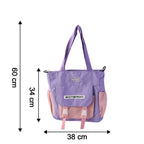 Multi-Pocket Shoulder Tote Bag – Spacious & Adjustable Strap
