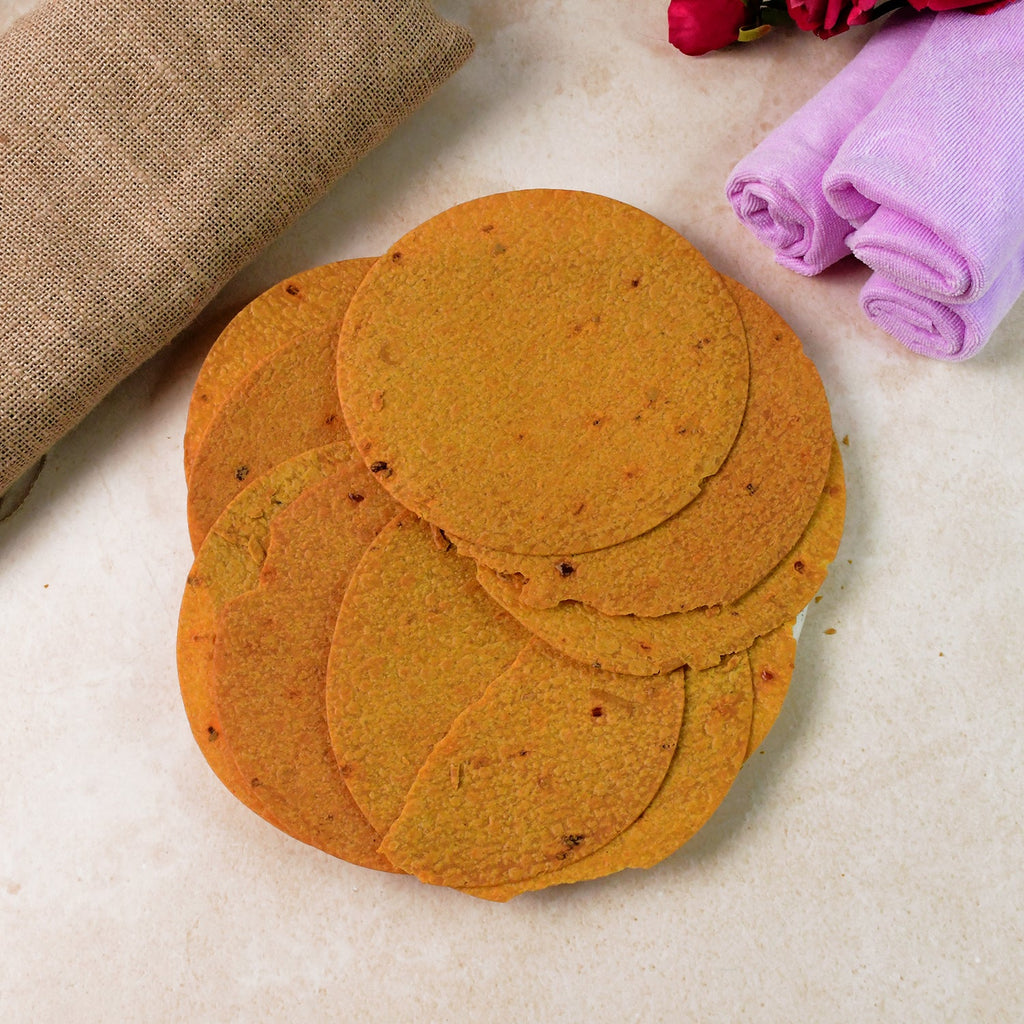 Bajri Khakhra Crispy Ginger Garlic Snack (180g) | Maniarr's - Detail View 6