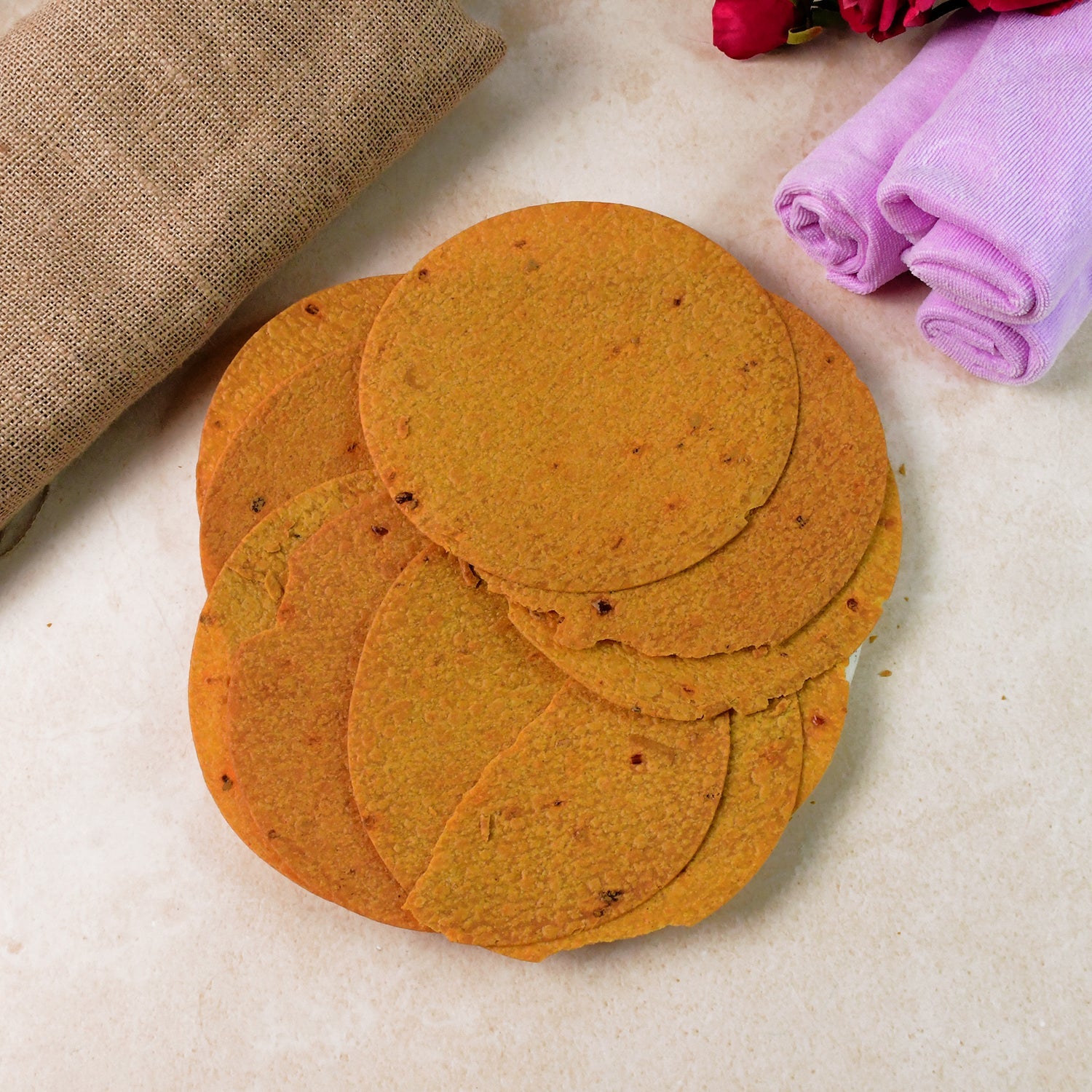 Bajri Khakhra Crispy Ginger Garlic Snack (180g) | Maniarr's - Detail View 6