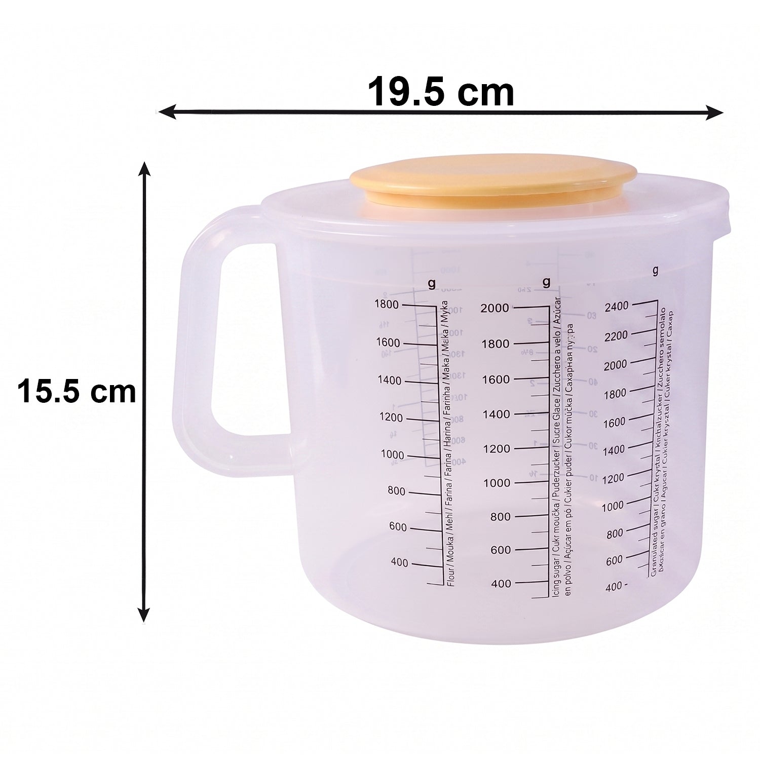 Plastic Measurement Storage Box Large Capacity & Secure Lid - Detail View 6