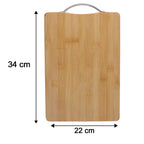 ALVENZA Wooden Cutting Board Combo Set with Bamboo Spoon Spatula and Turner (4 Pc Set)