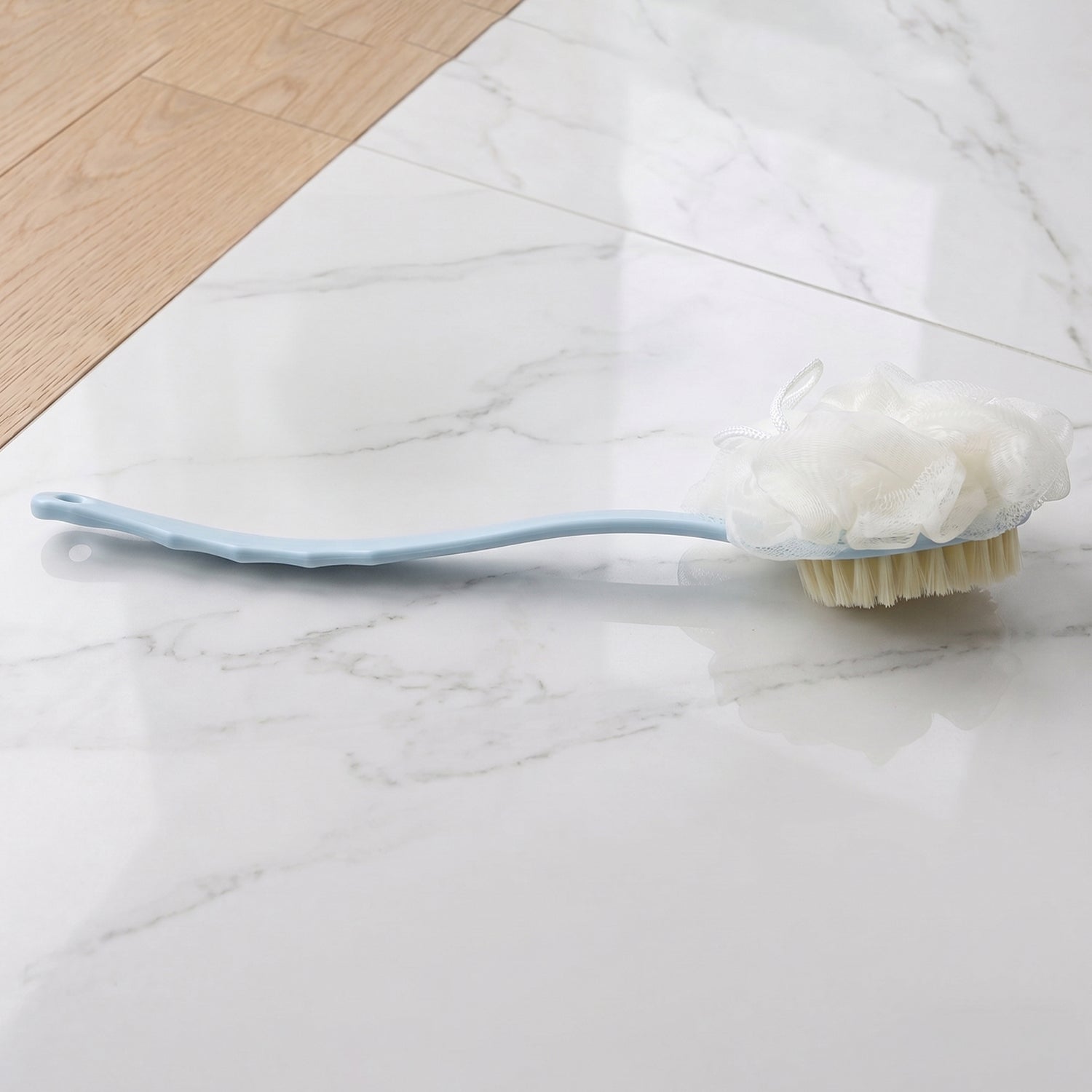 Long Handle Shower Brush Gentle Exfoliation for Deep Clean - Detail View 8