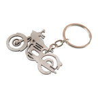 ALVENZA Motorcycle Keychain – Durable Metal Silhouette for Indian Riders
