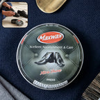 Maxwax black shoe polish cream Deep nourishment & shine