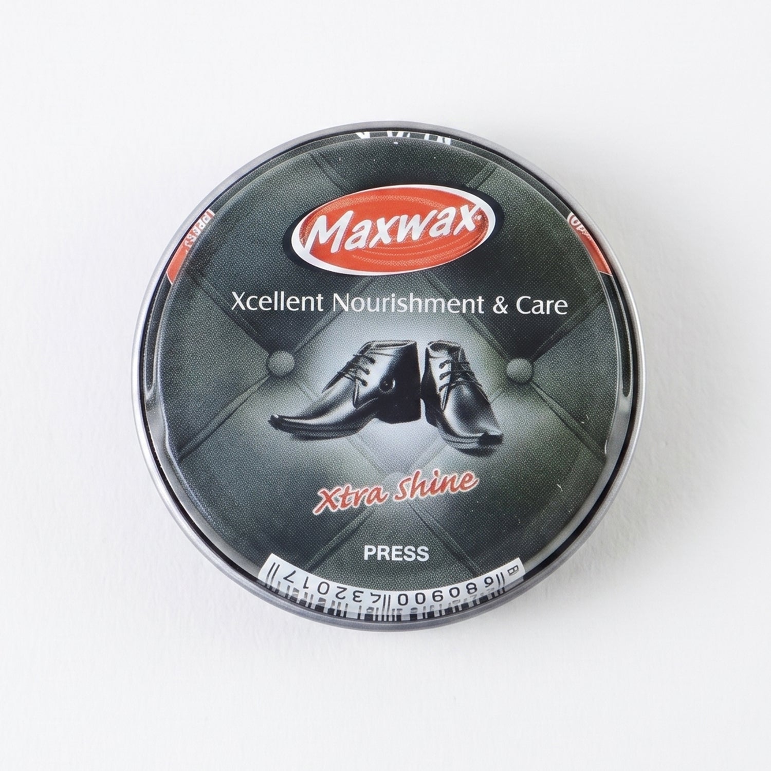 Maxwax black shoe polish cream Deep nourishment & shine - Back View