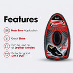 Black Shoe Shiner Instant Gloss & Easy Portable Care - Detail View 8