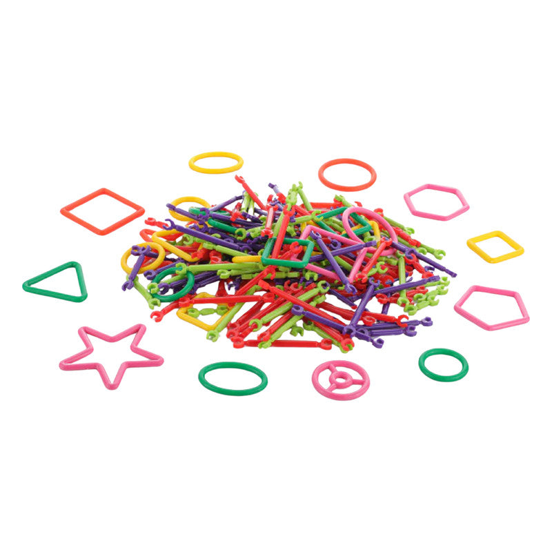 ALVENZA Creative Stick Building Set – Colorful Shapes & Connectors Kit