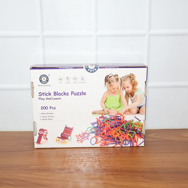 ALVENZA Creative Stick Building Set – Colorful Shapes & Connectors Kit