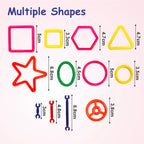 ALVENZA Creative Stick Building Set – Colorful Shapes & Connectors Kit