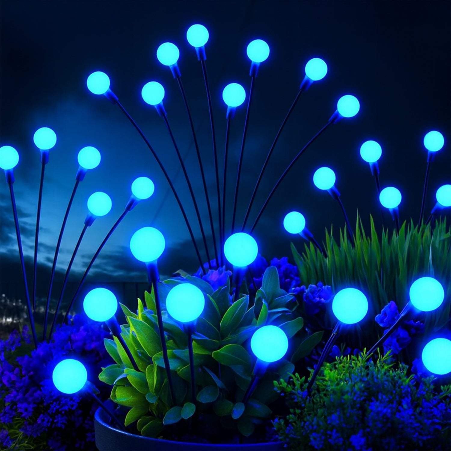 ALVENZA Solar LED Fiber Optic Garden Light – Waterproof Outdoor Decor