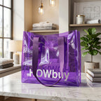 Transparent Carry Bag Durable Eco-Friendly & Stylish Tote - Detail View 7