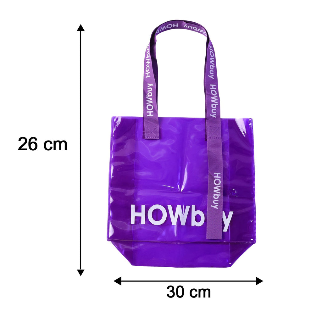 Transparent Carry Bag Durable Eco-Friendly & Stylish Tote - Detail View 6