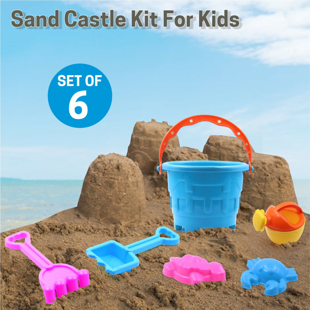 ALVENZA Kids Beach Sand Toy Set – Complete 6-Piece Play Kit for Outdoor Fun
