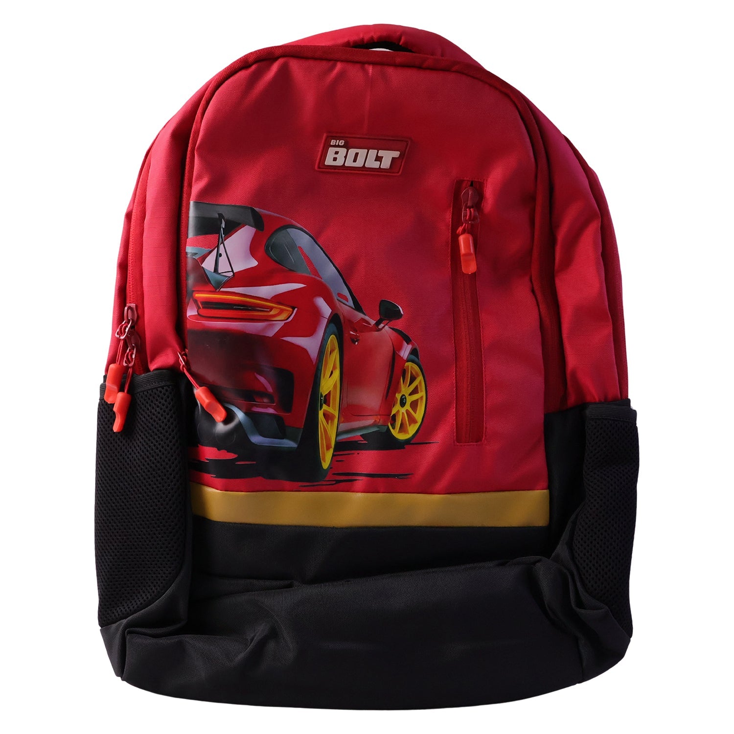19-inch Kids School Bag Spacious & Stylish with Car Design - Detail View 5